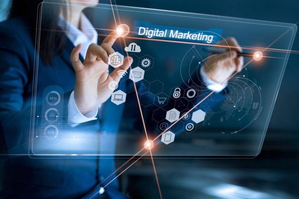 digital marketing channels and campaign management interface